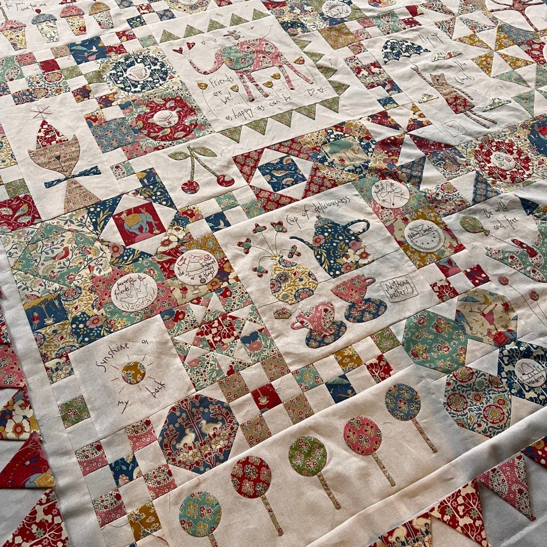Sunshine & Lollipops Stitchery Panel