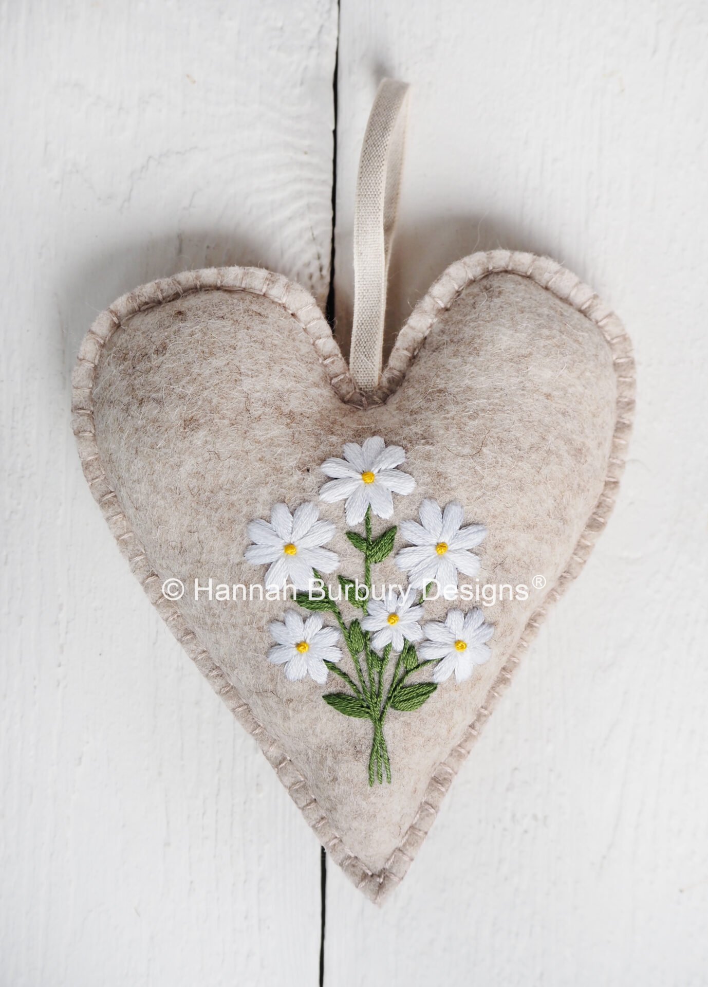 Heidi Heart Embroidery Kit by Hannah Burbury