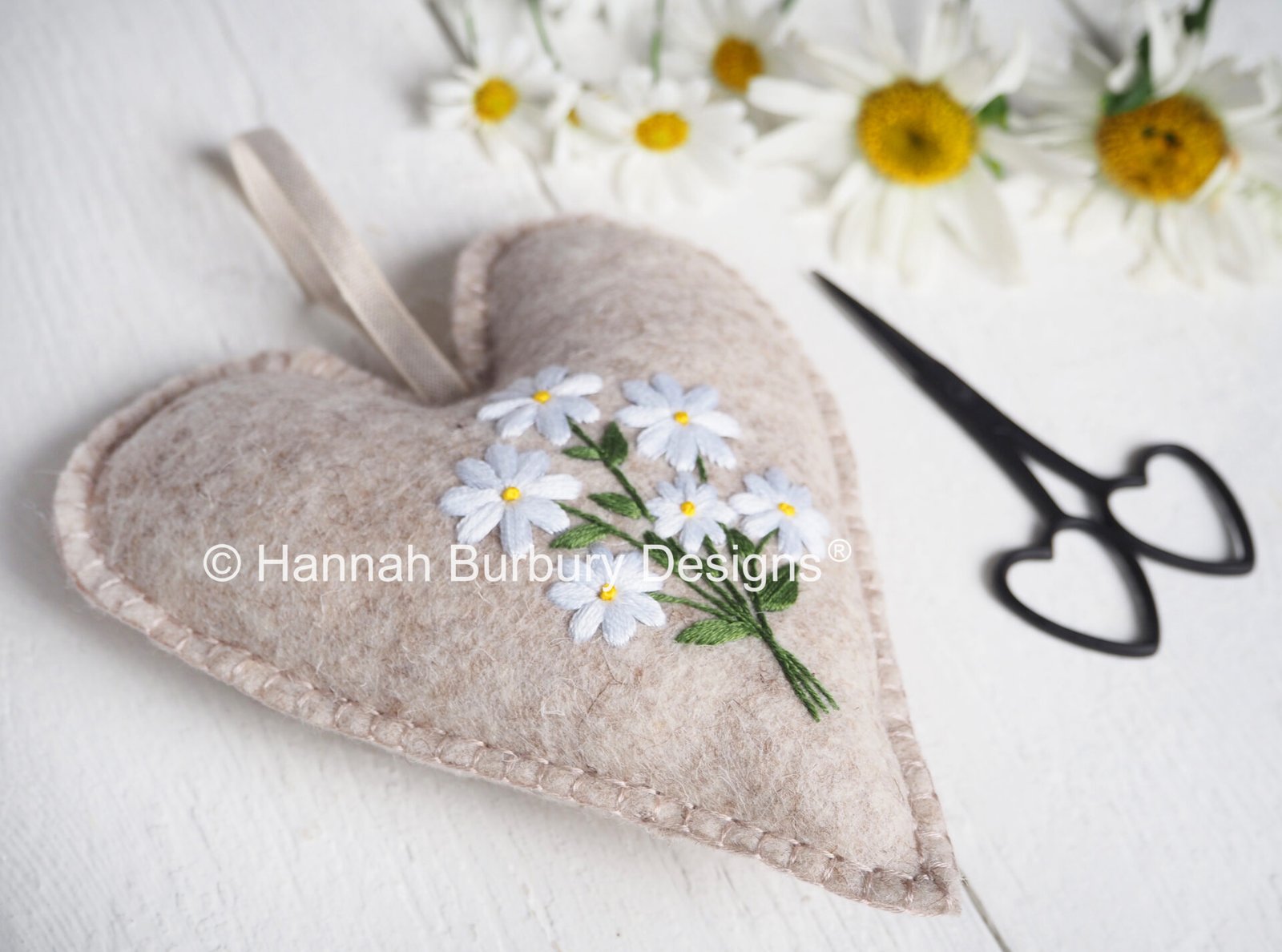 Heidi Heart Embroidery Kit by Hannah Burbury
