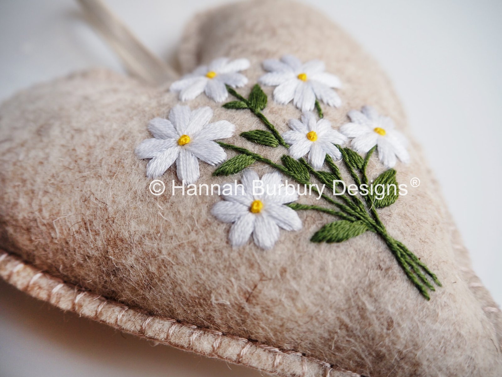 Heidi Heart Embroidery Kit by Hannah Burbury
