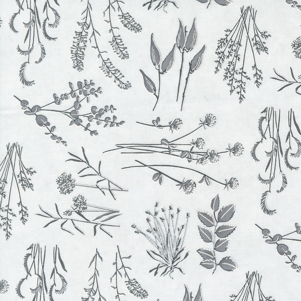 Silhouettes Fabric – Foliage on Whisper
