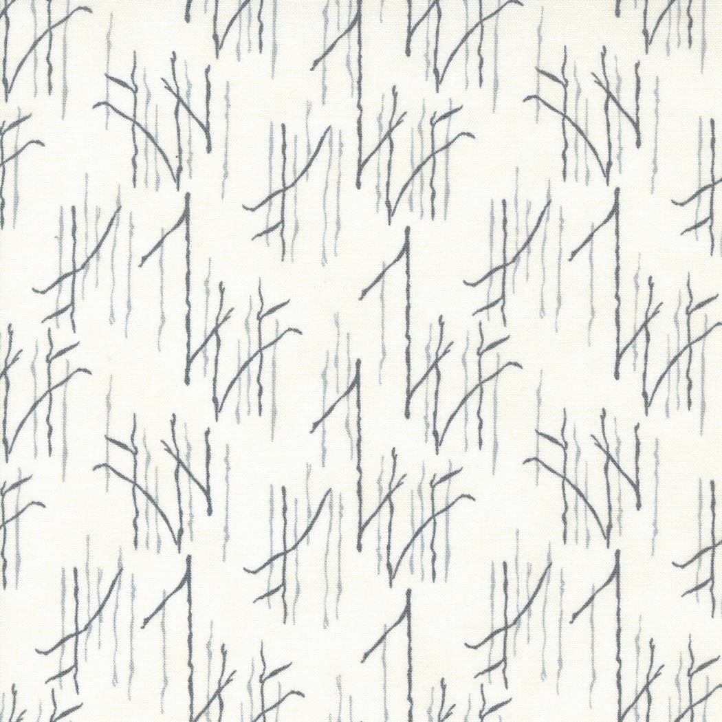 Silhouettes Fabric – Grasses on Cream