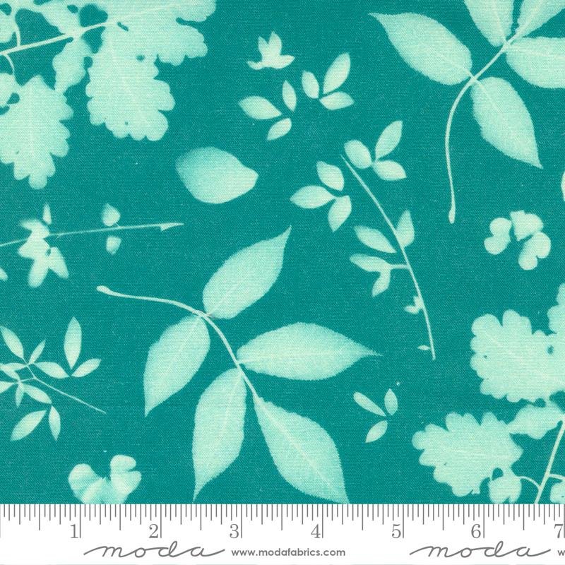 Herschel Floral Fabric – Teal