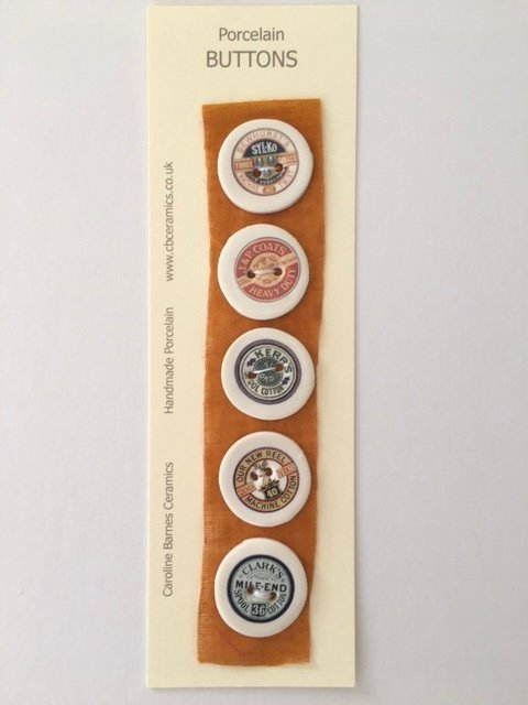 Thread Tops Ceramic Button Set