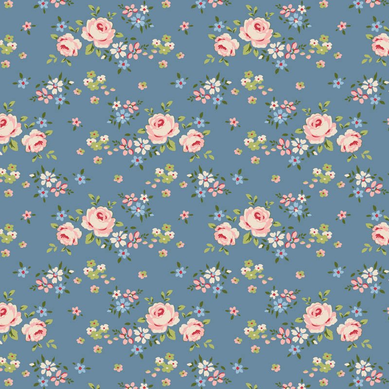 Tilda Creating Memories – Summer-Gracie Blue Fabric