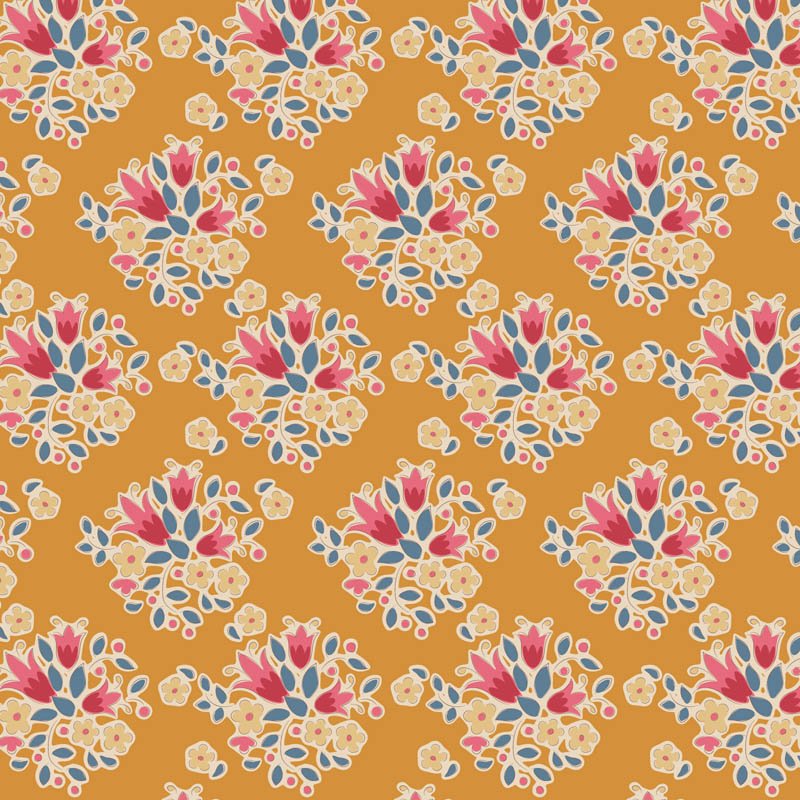 Tilda Creating Memories – Autumn – Lulu Saffron Fabric