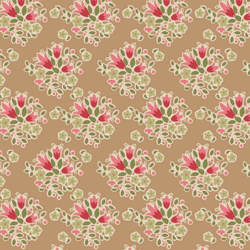 Tilda Creating Memories – Winter – Lulu Sand Fabric