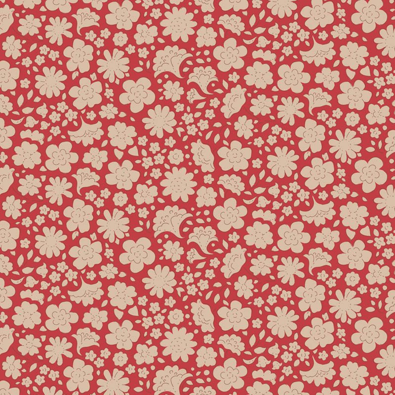 Tilda Creating Memories – Winter – Carla Red Fabric