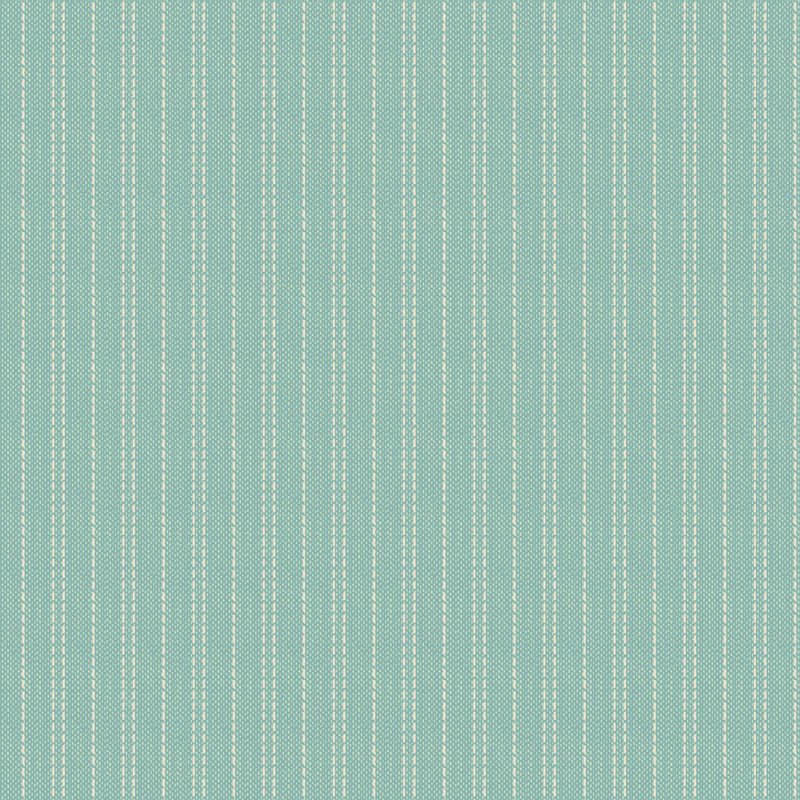 Tilda Creating Memories – Spring – Seamstripe Teal Fat 1/4