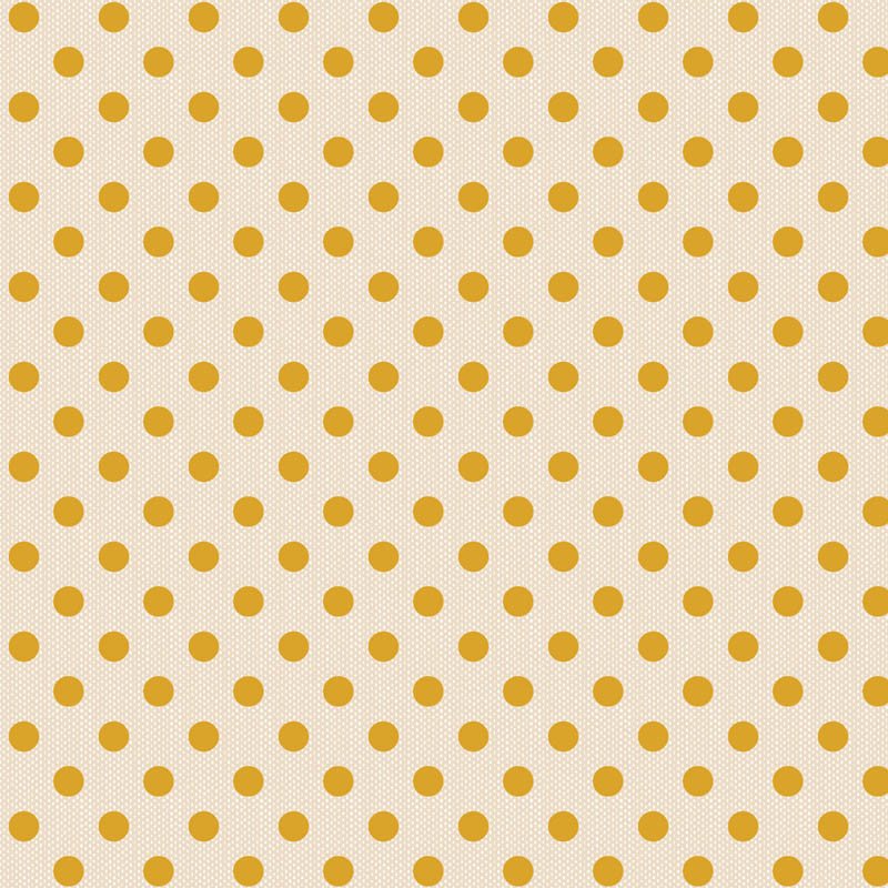 Tilda Creating Memories – Spring – Polkadot Yellow Fat 1/4