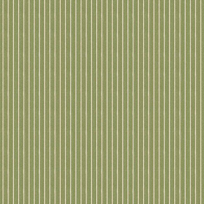 Tilda Creating Memories – Winter – Stripe Green Fabric