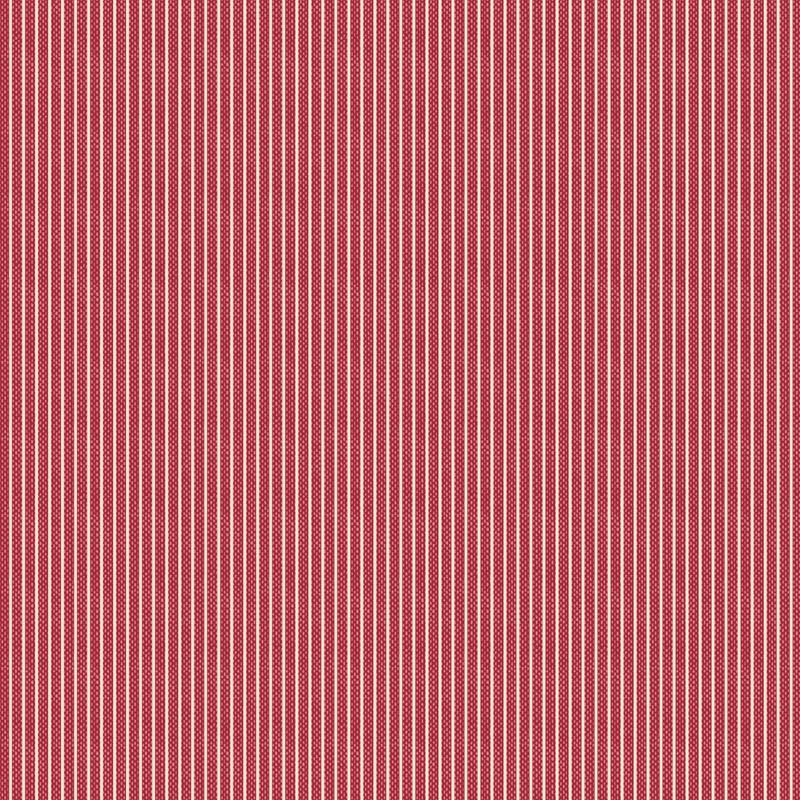 Tilda Creating Memories – Winter – Tinystripe Red Fabric