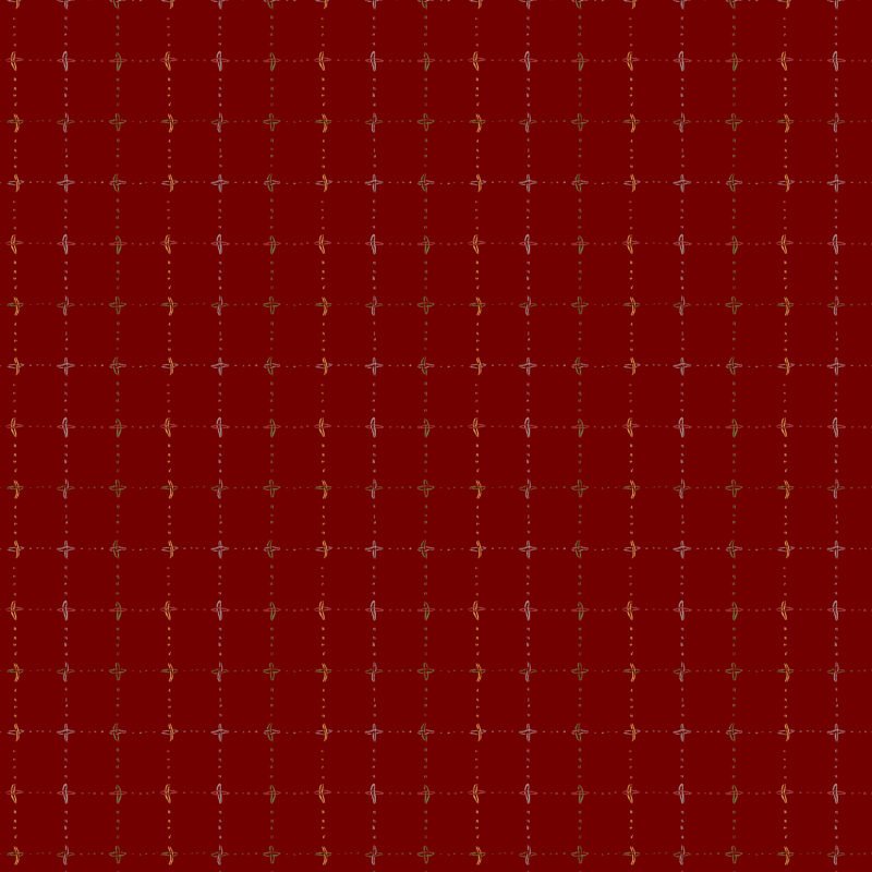 Primrose Garden Weaves fabric – Plus Signs Red