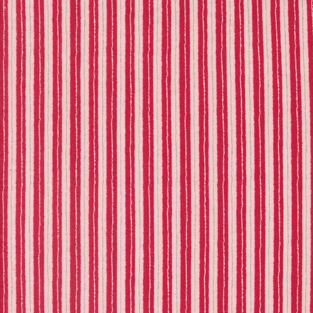 End of Roll – My Summer House – Summer Stripes Rose Fabric
