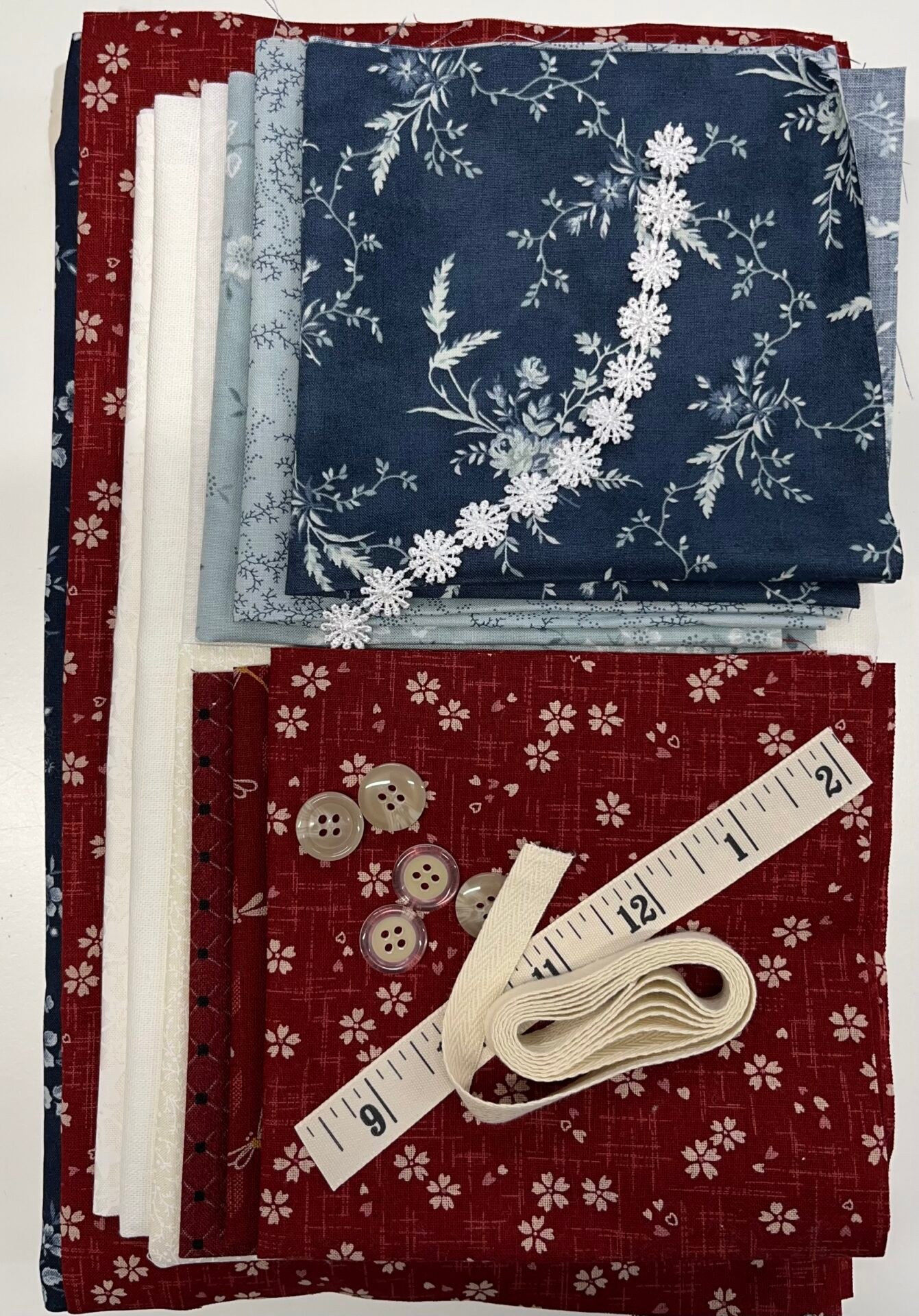 Garden Stitches pattern & Fabric Pack