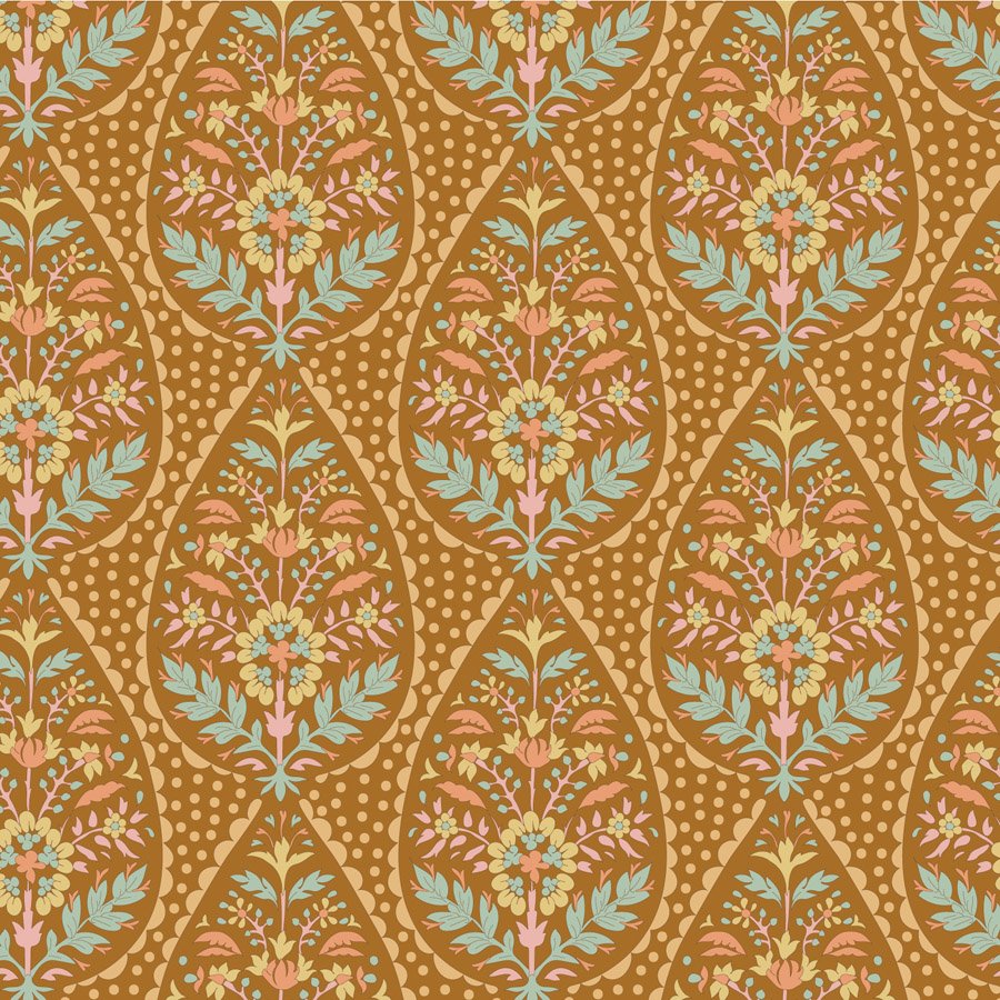 Tilda Sanctuary – Adina Ochre Fabric