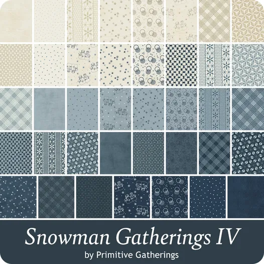 Snowman Gatherings Project Pack – Includes Charm Pack & over 3m of Fabric