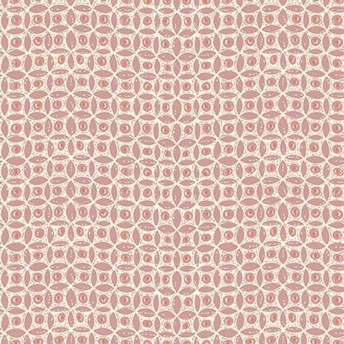 End of Roll – Simply Be – Leaf and Berry – Lilac fabric