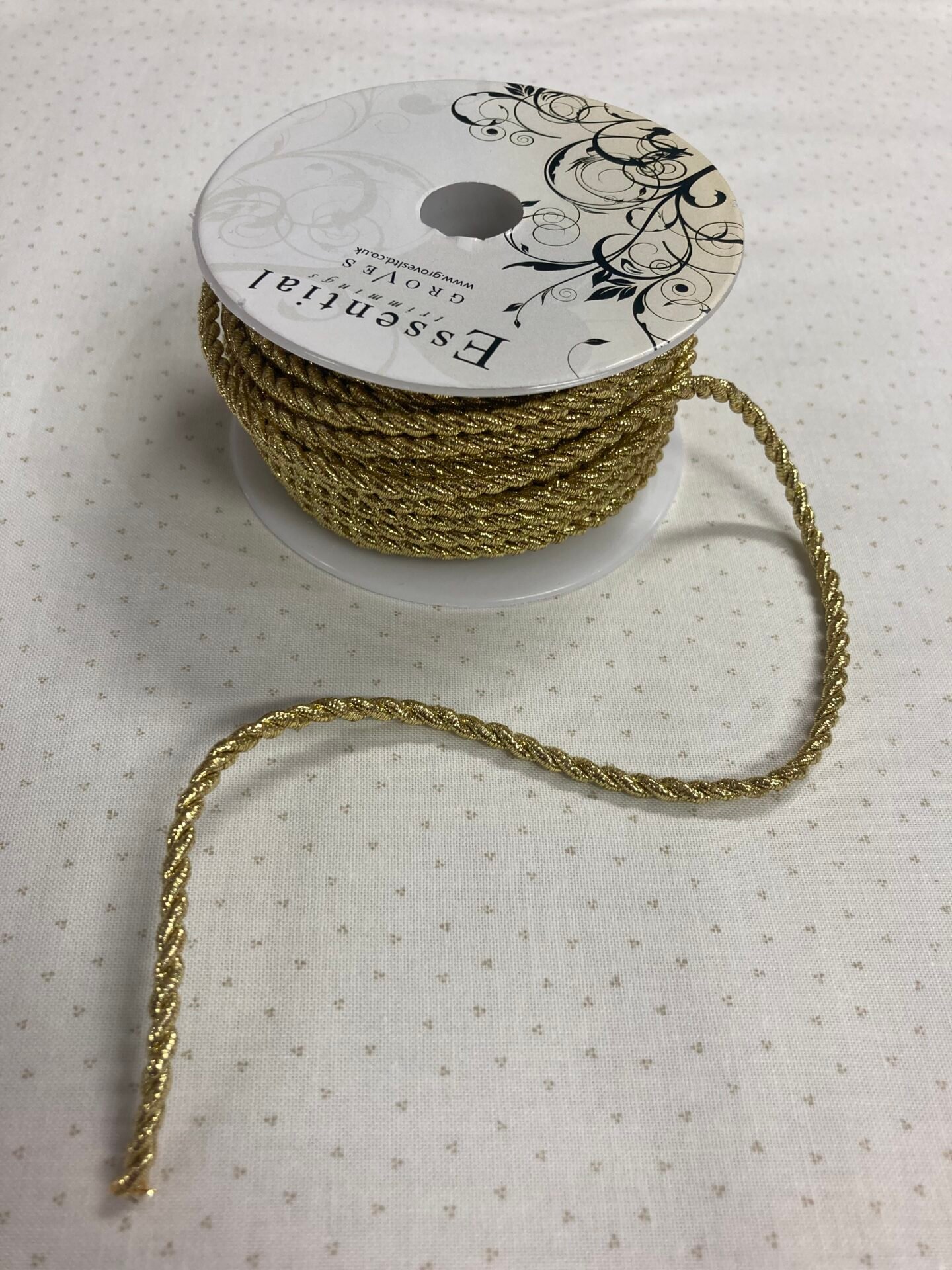 Gold Cord – 3mm wide