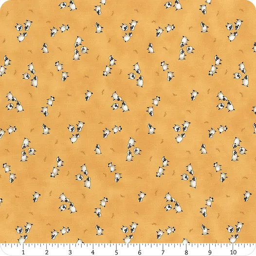 Willow’s Farm – Sheep Goldenrod fabric