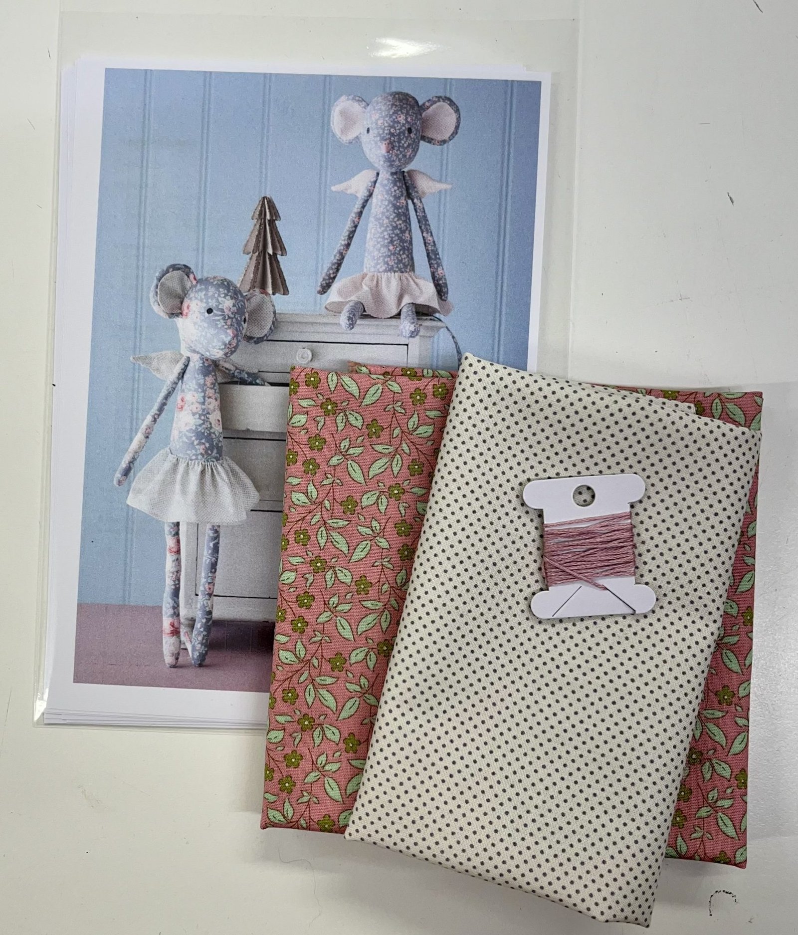 Tilda –  Angel Mouse Kit Pink/Grey