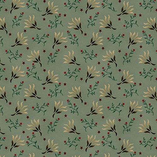 Scrap Basket Favorites  by Kim Diehl – Tossed Clover Aqua Fat 1/4
