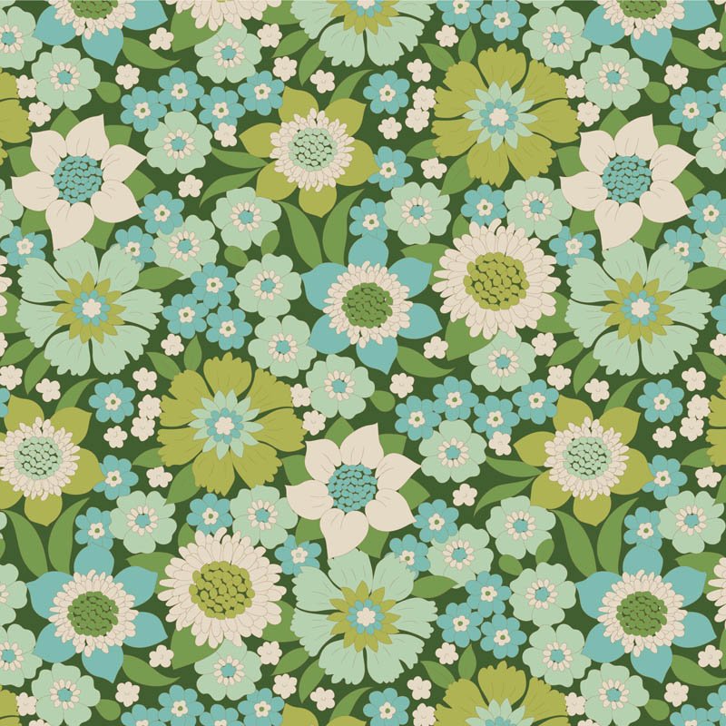 Tilda Wallflower Fabric – Lauren Green