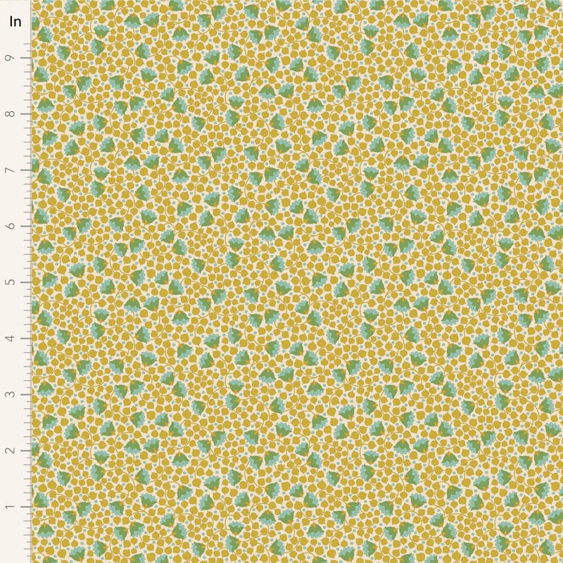 Tilda Wallflower Fabric – Bellflower Flaxen