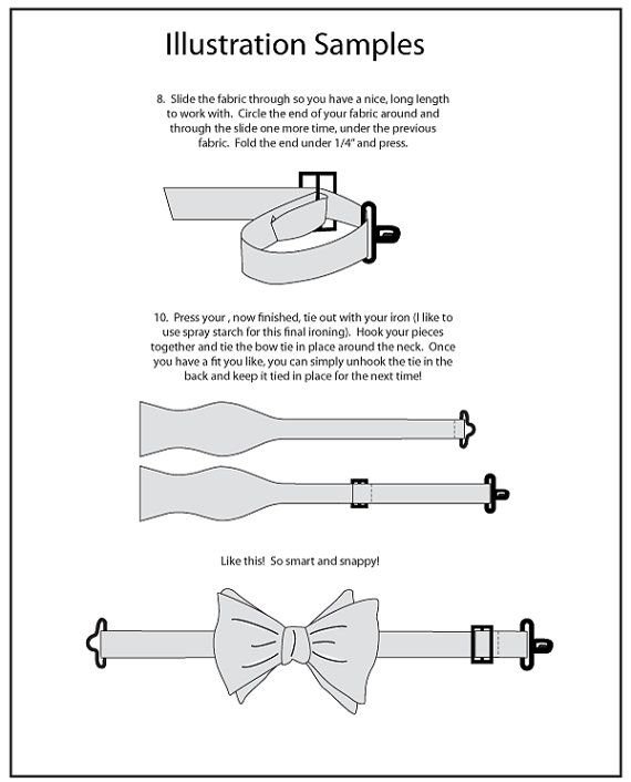Bow Tie Set – Black