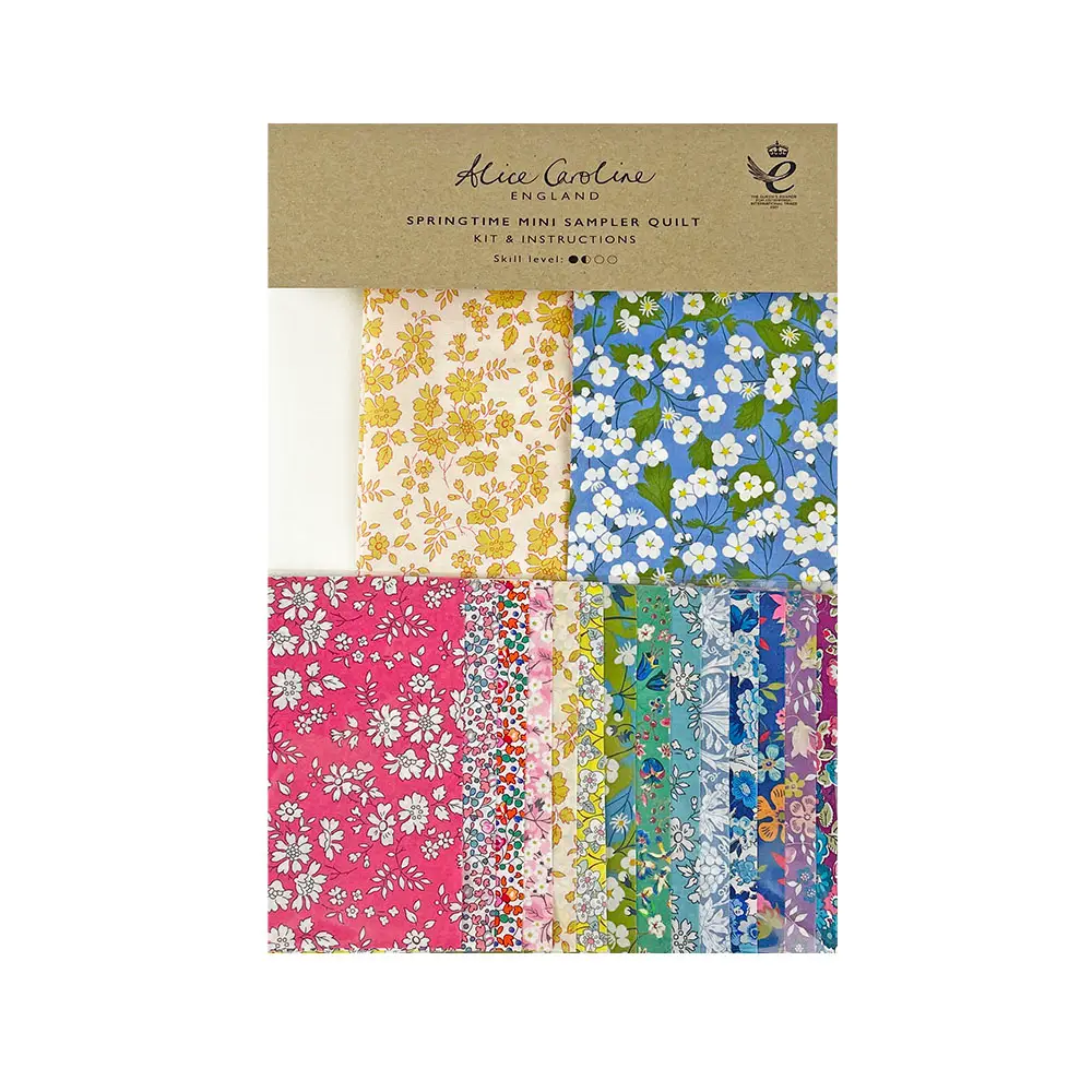 Alice Caroline – Liberty Tana Lawn® Fabric Rainbow Mini Sampler Quilt Kit
