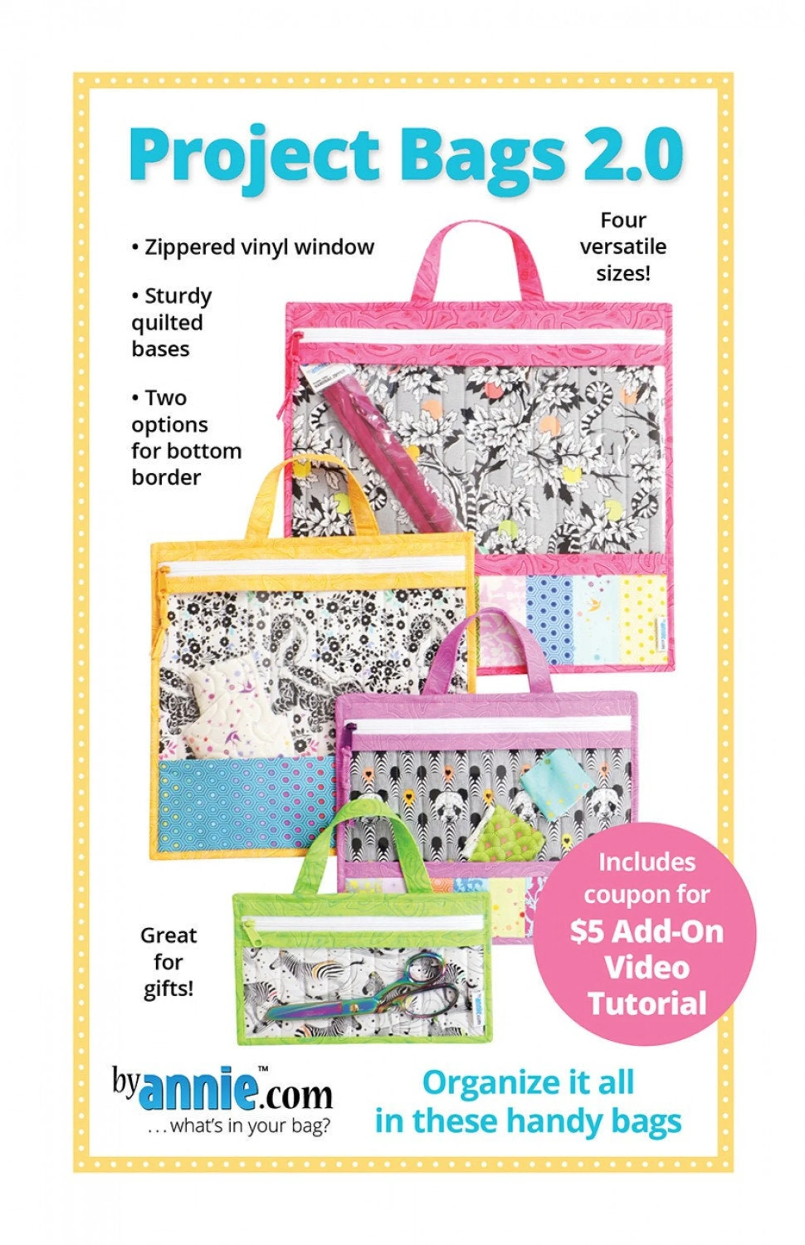 Project Bags 2.0 Pattern From By Annie