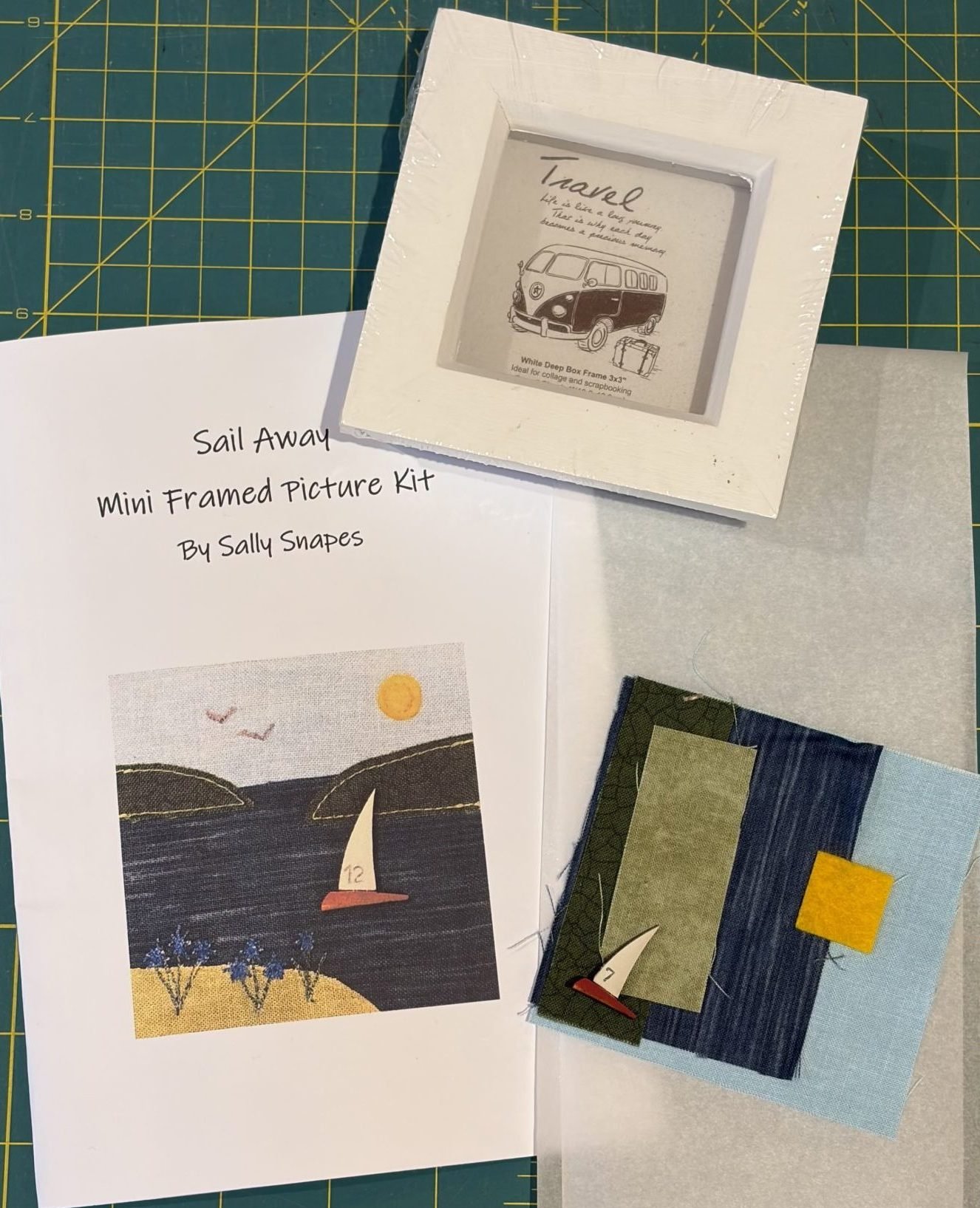 Sail Away Mini Framed Picture Kit