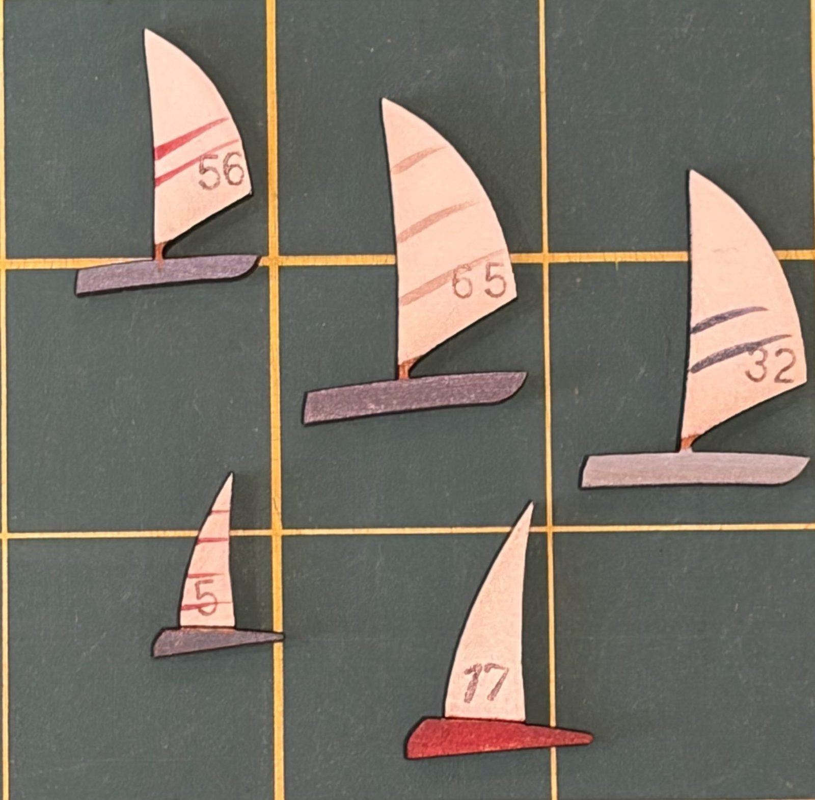 Sail Boat Button Set
